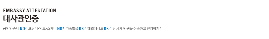 전세계 대사관인증